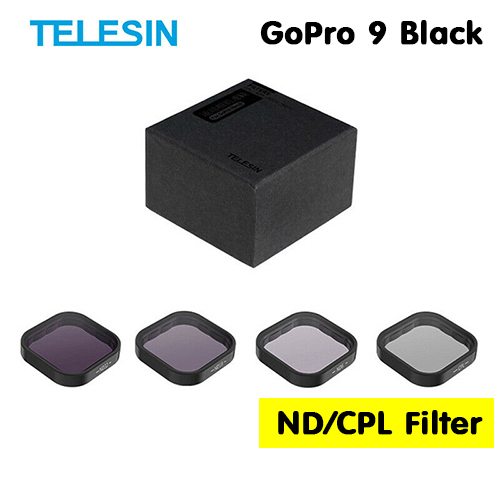 (Pre Order 7-15 วัน) GoPro 12 / 11 / 10 / 9 Telesin ND8 ND16 ND32 CPL Magnetic Filter Set