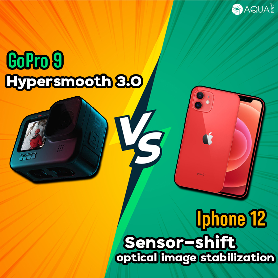 GoPro 9 vs Iphone 12 การกันสั่น