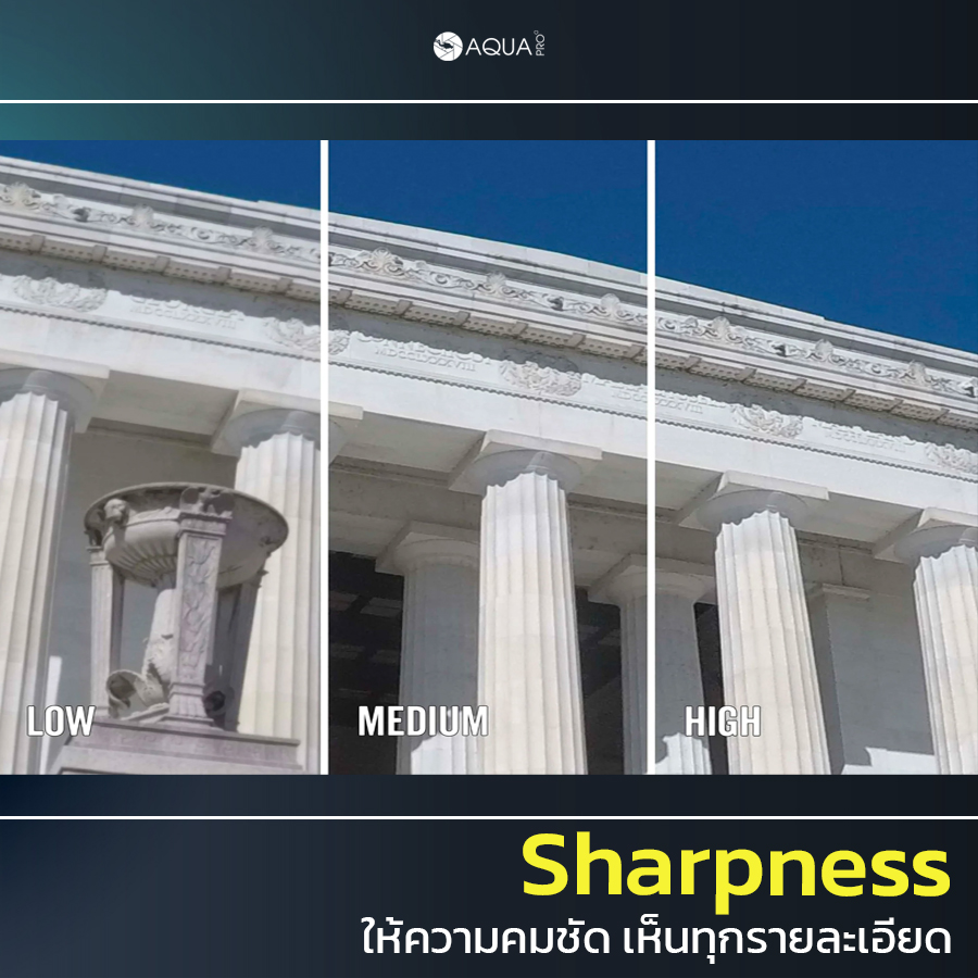 ตั้งค่า GoPro 9 sharpness
