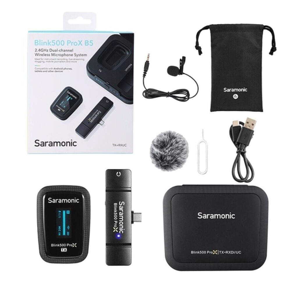 (Pre-order 7-14 วัน) Saramonic Blink500 ProX B5 (1 ตัวส่ง Type C) Wireless Microphone TX+RXUC ประกันศูนย์ - Image 3