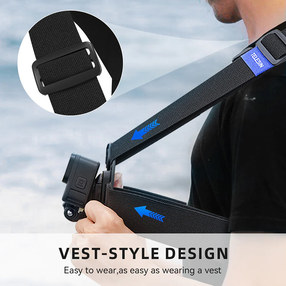 (Pre-Order 7-15 วัน) Telesin New Vest Chest Strap สายรัดอก - Image 4