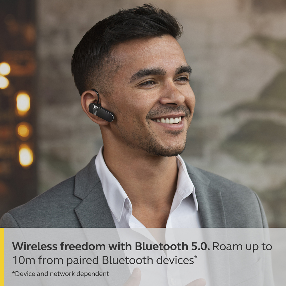 JABRA BLUETOOTH HEADSET TALK 15 SE BLACK หูฟังไร้สาย หูฟังคุยโทรศัพท์ หูฟังข้างเดียว หูฟัง