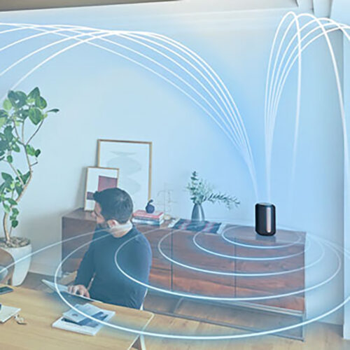 SONY RS-RA3000 BLACK Premium Wireless Speaker with Ambient Room-filling ...