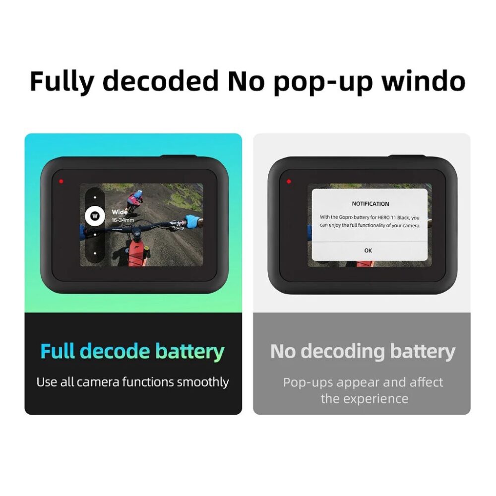 GoPro 12/11/10/9 New Telesin Fast Charging Battery - Image 4