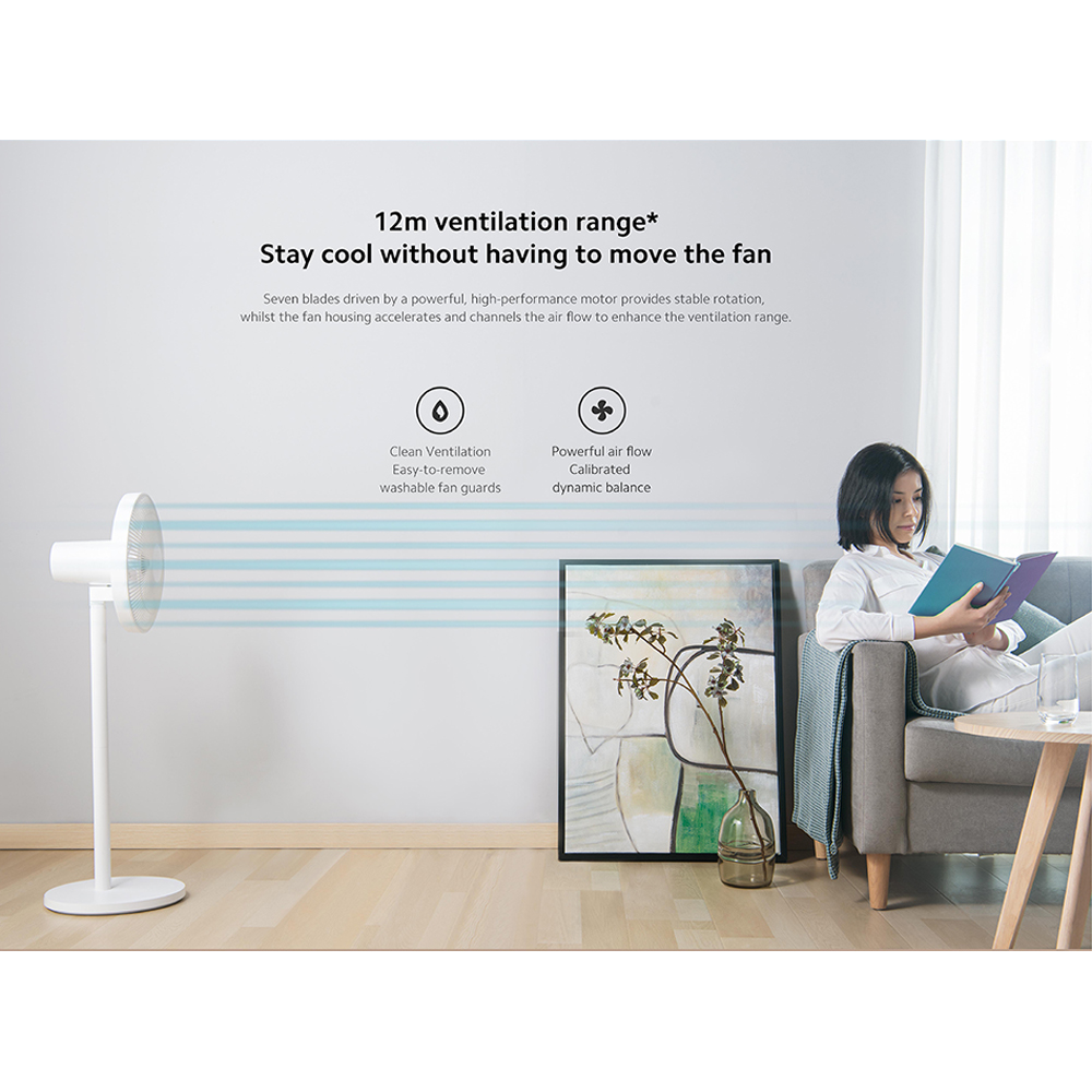 Mi Smart Standing Fan 2 Lite TH (40187) หมี่ พัดลมอัจฉริยะรุ่น 2 Lite ประกันศูนย์ไทย 1 ปี - Image 4