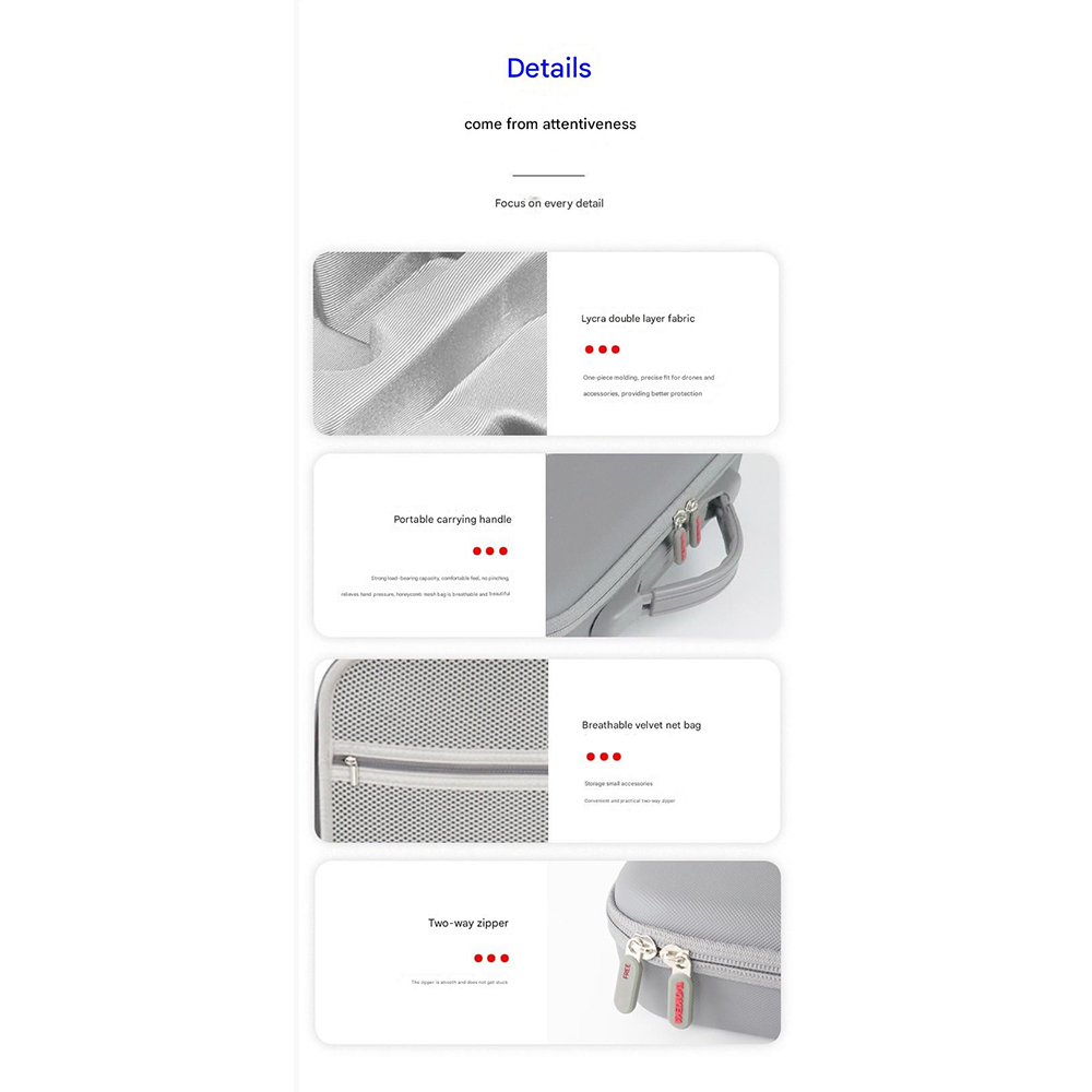 DJI Neo Fly More Combo Bag Black With Shoulder Strap No.2 a317 กระเป๋าใส่ DJI Neo - Image 7