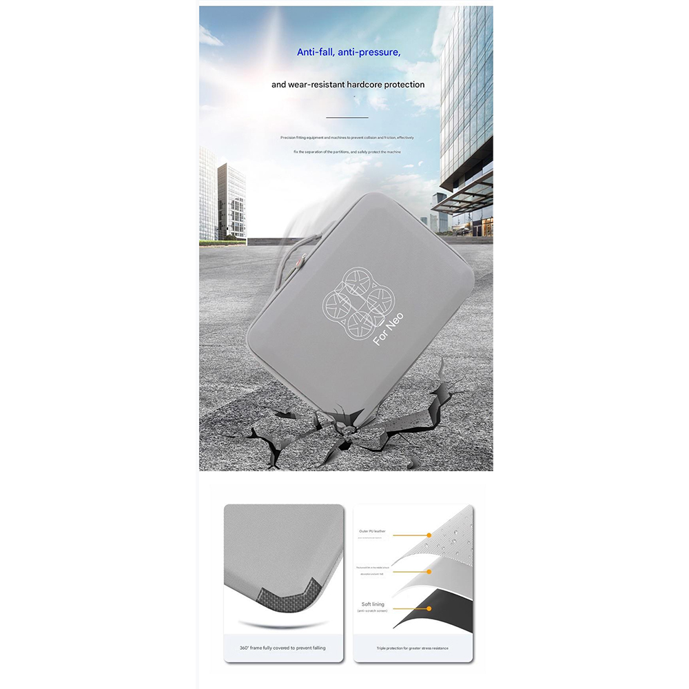 DJI Neo Fly More Combo Bag Black With Shoulder Strap No.2 a317 กระเป๋าใส่ DJI Neo - Image 3