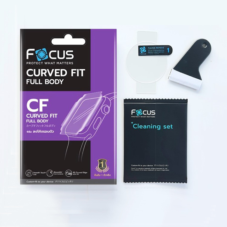 Focus Garmin CF TPU Curved Fit ฟิล์มนิ่ม ฟิล์มกันรอยเต็มจอลงโค้ง ฟิล์มนาฬิกาการ์มิน เนื้อฟิล์ม แบบใส ปกป้องได้เต็มหน้าจอ Film Smartwatch - Image 5