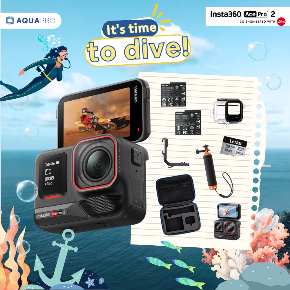 Insta360 Ace Pro 2 Bundle โปรโมชั่น พร้อมอุปกรณ์เสริมสุดคุ้ม - Image 4