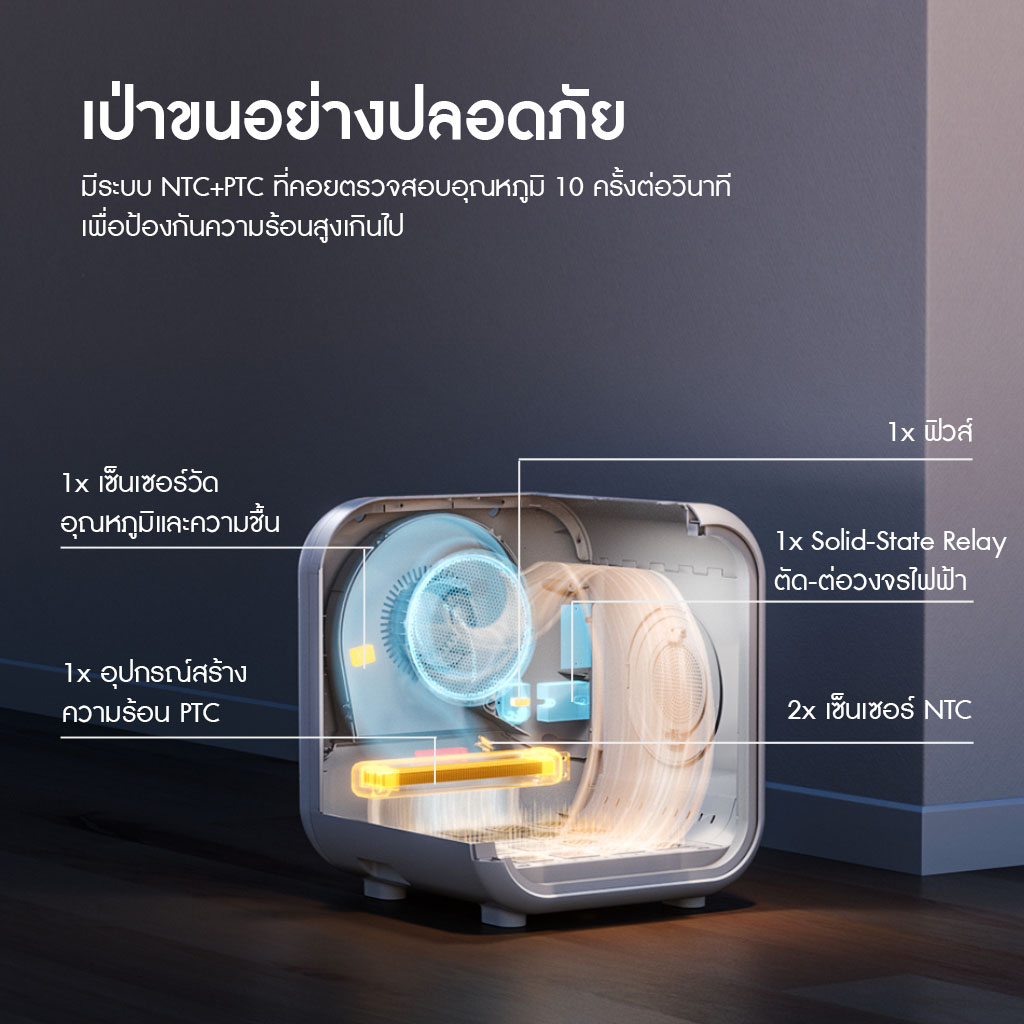 HomeRunPet Pet Dryer PD60 รับประกันศูนย์ไทย 3 ปี - Image 5
