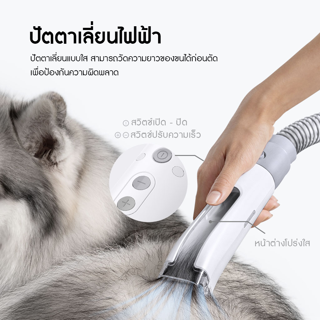 HomeRunPet Pet Grooming Kit HC15 รับประกันศูนย์ไทย 1 ปี - Image 5