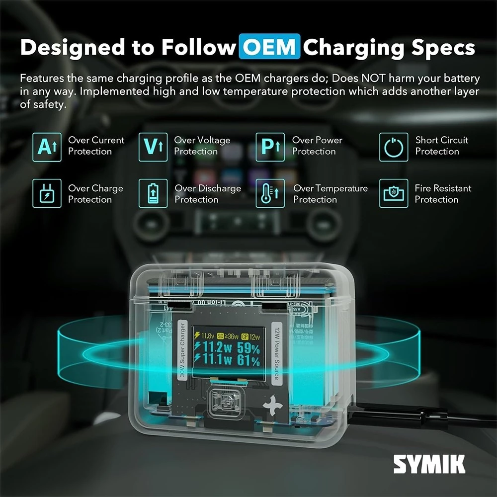(Pre-Order 7-15 วัน) SYMIK Insta360 X4 Fast Charge Hub แท่นชาร์จ + Insta360 X4 Battery ของแท้ - Image 3