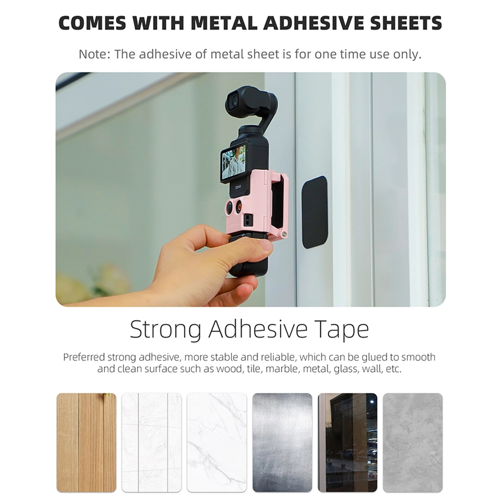 Sunnylife OP3-ZJ761-D DJI Pocket 3 Multifunctional Magnetic Mount Tabletop Base Bracket Angles Adjustable Accessories - Image 6