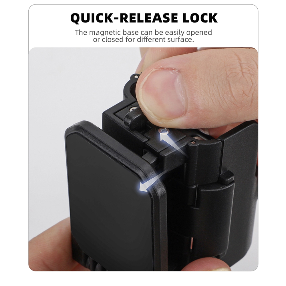 Sunnylife OP3-ZJ761-D DJI Pocket 3 Multifunctional Magnetic Mount Tabletop Base Bracket Angles Adjustable Accessories - Image 4