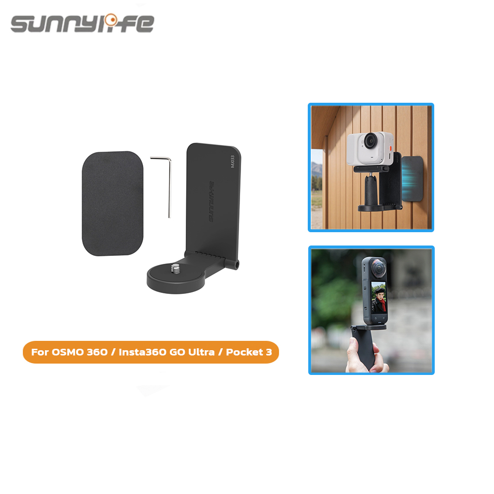 Sunnylife OP3-ZJ761-D DJI Pocket 3 Multifunctional Magnetic Mount Tabletop Base Bracket Angles Adjustable Accessories