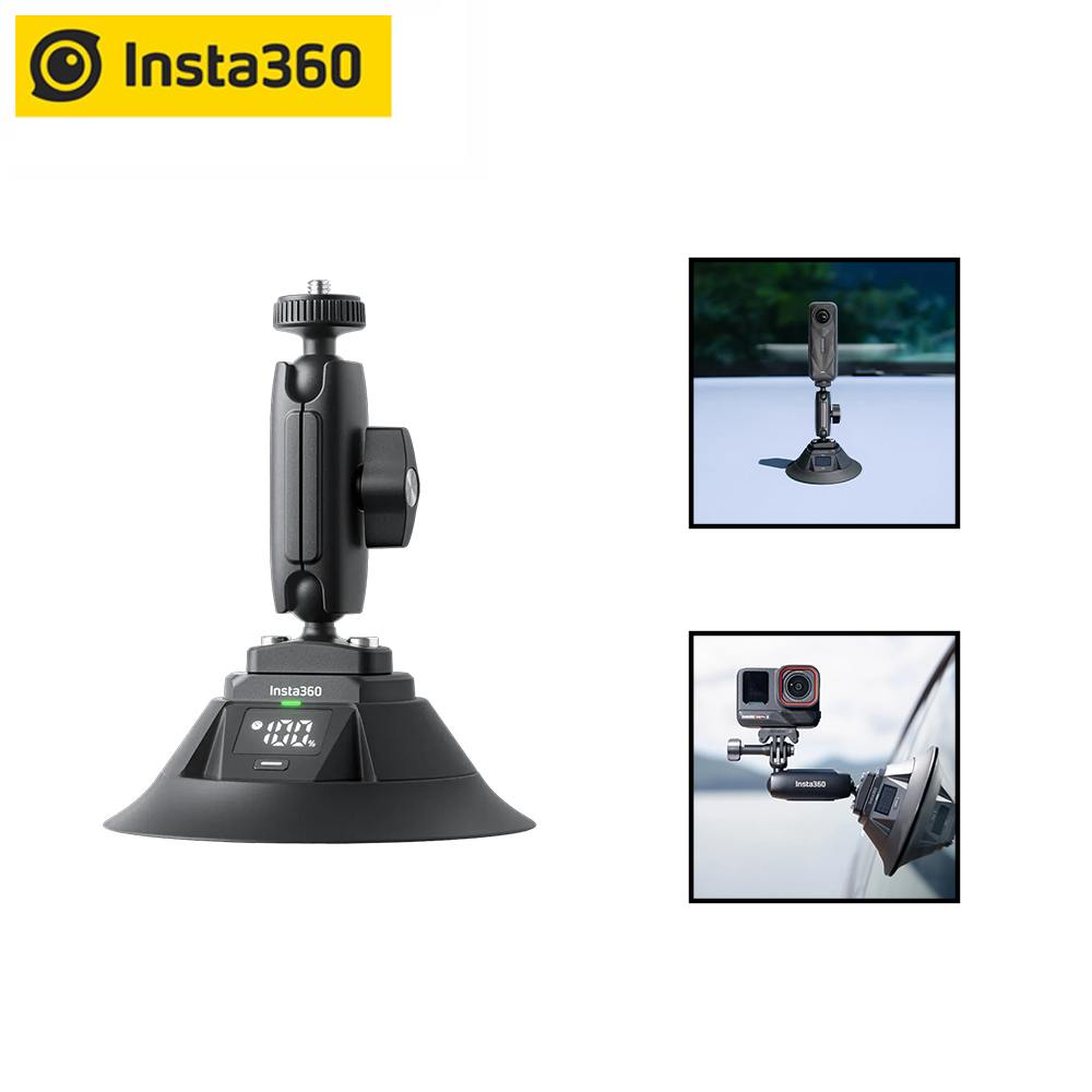 Insta360 Electric Suction Cup Mount ฐานติดดูดพื้นผิว พลังงานไฟฟ้า ของแท้