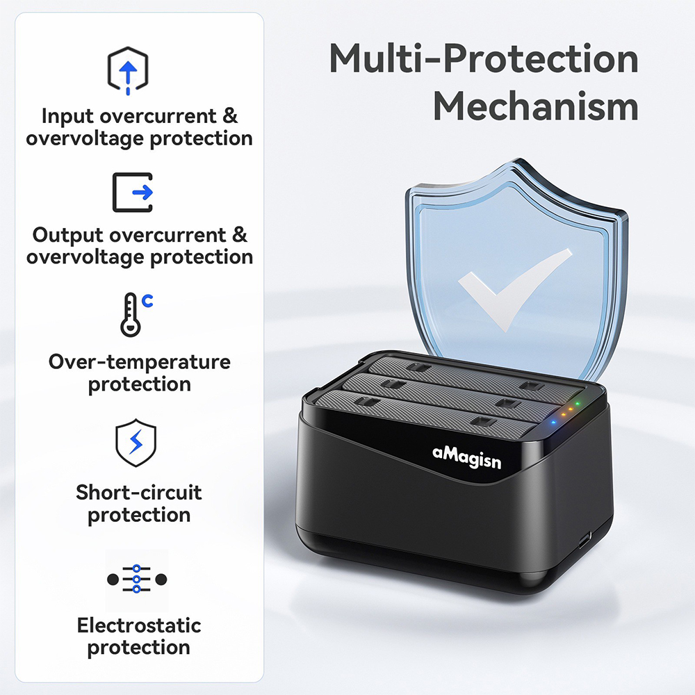 Insta360 X5 aMagisn Battery Charging Hub + Insta360 X5 Battery ของแท้ - Image 11