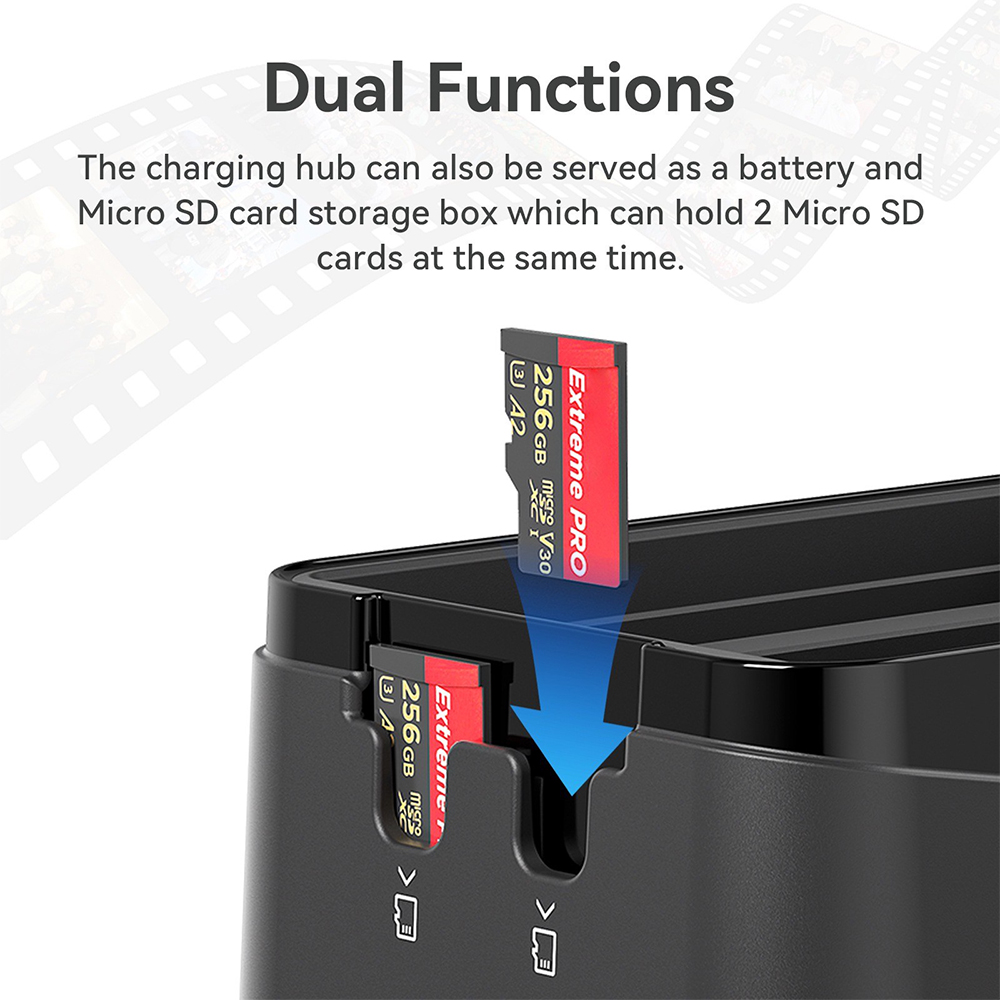 Insta360 X5 aMagisn Battery Charging Hub + Insta360 X5 Battery ของแท้ - Image 9