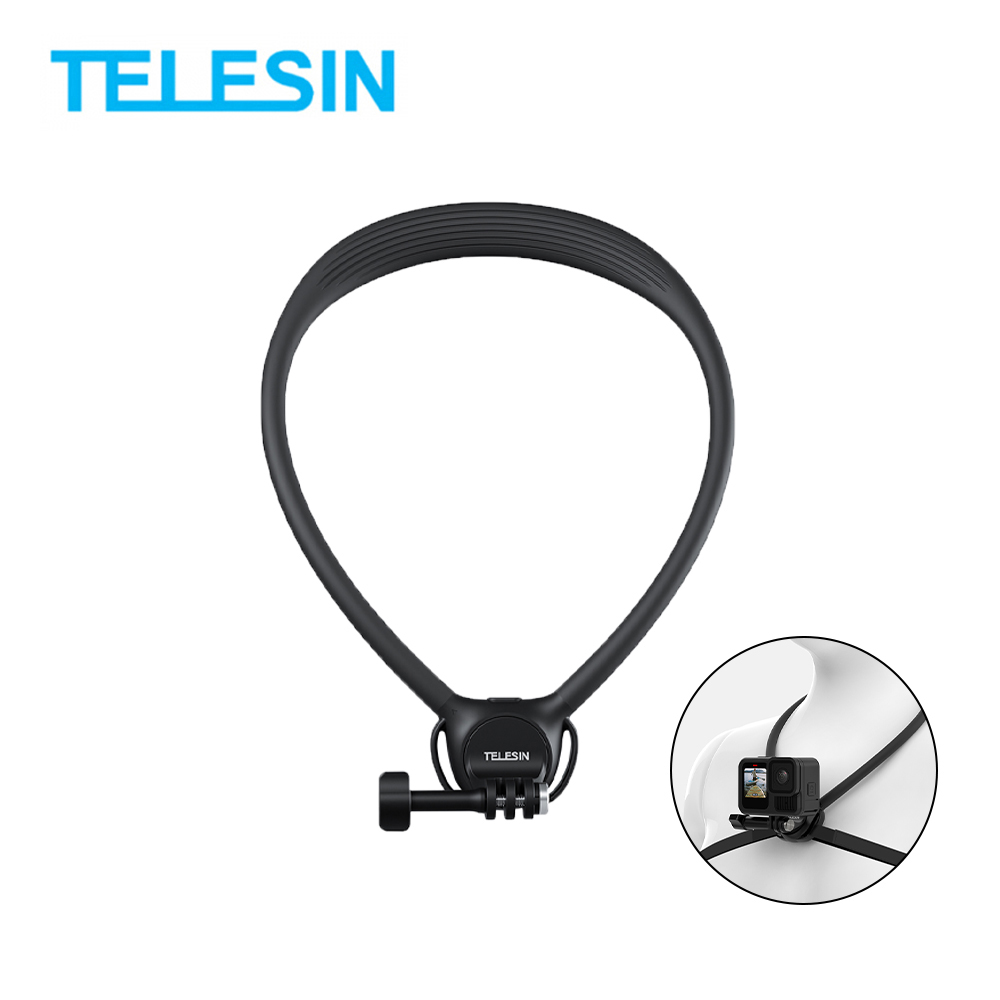 Telesin Neck Mount SE 2.0 สายคล้องคอ สายรัดหน้าอกปรับได้ POV/Vlog Neck Mount Phone Holder For Action Camera - Image 5